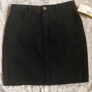 H+M Black Skirt